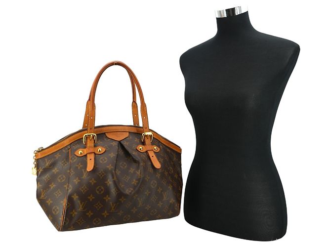 Louis Vuitton Borsa a mano Tivoli GM in tela monogramma marrone - vista 2