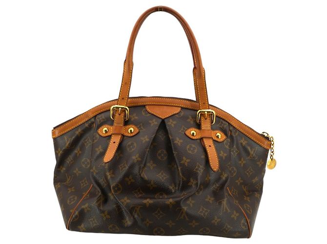 Louis Vuitton Borsa a mano Tivoli GM in tela monogramma marrone - vista 3