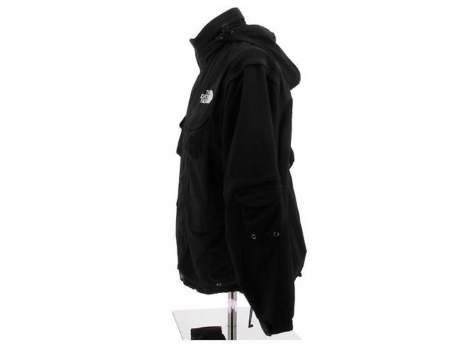 Autre Marque Giacca con cappuccio nera Nero - vista 4