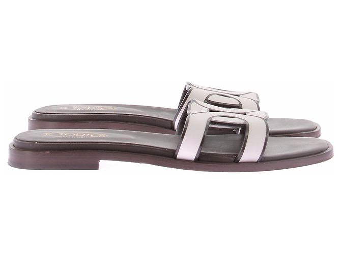 Sandali Tod's in pelle bianchi Bianco - vista 3