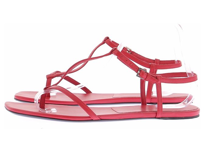 Autre Marque Sandali LOULOU DE SAISON in pelle rossa Rosso - vista 2