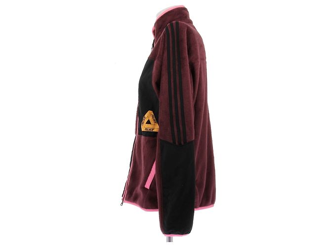 Autre Marque Chaleco polar con cremallera burdeos - vista 4