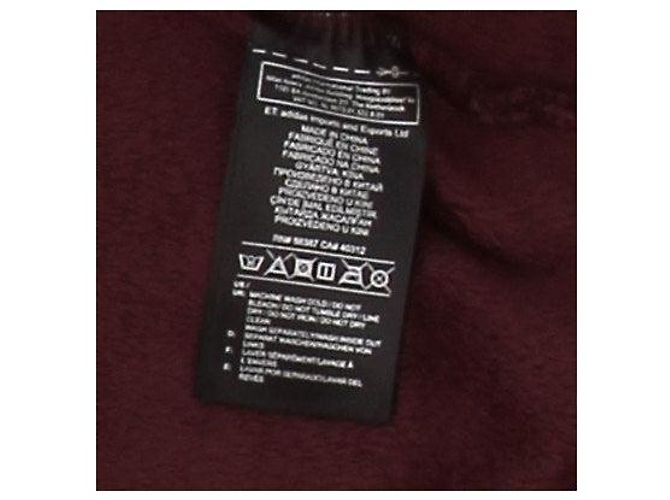 Autre Marque Chaleco polar con cremallera burdeos - vista 6