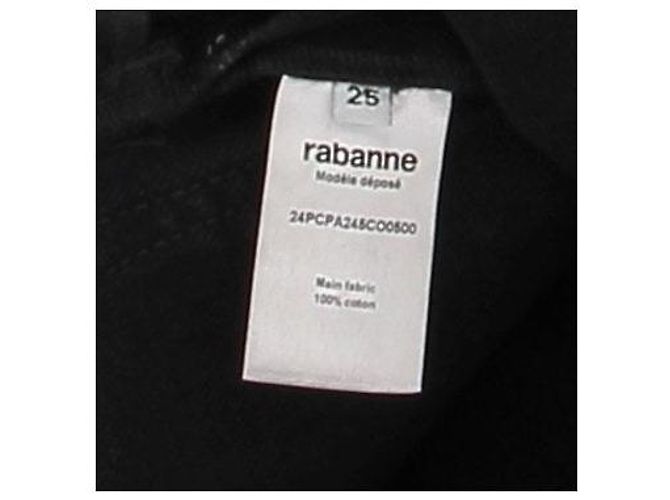 Autre Marque Vaqueros de algodón negros RABANNE Talla 25 - vista 5