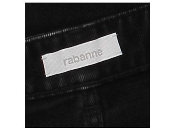 Autre Marque Vaqueros de algodón negros RABANNE Talla 25 - vista 6