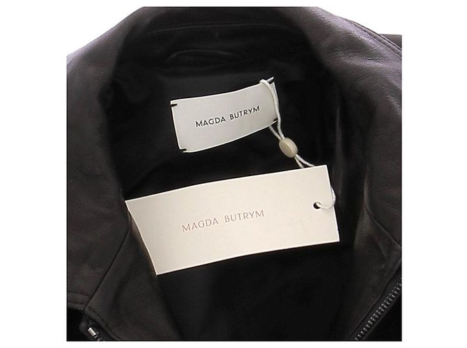 Magda Butrym Black leather jacket - view 5