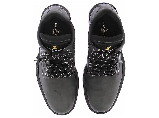 Louis Vuitton Black Suede Boots - view 6