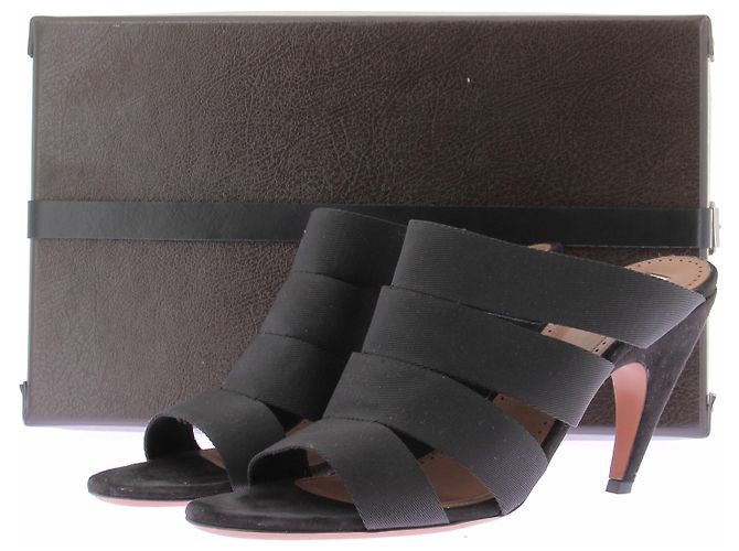 Alaïa Sandali neri con tacco Nero - vista 8