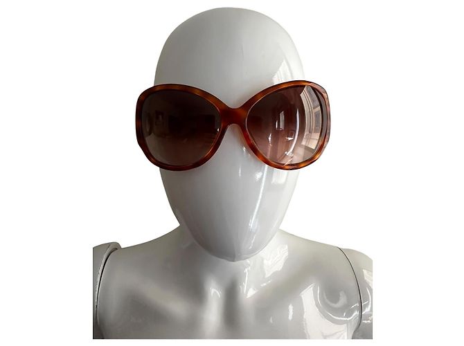 Salvatore Ferragamo Super glam rétro suglasses Hellbraun - Ansicht 15