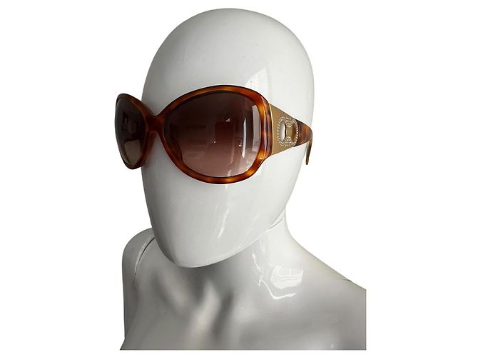 Salvatore Ferragamo Super glam rétro suglasses Hellbraun - Ansicht 16
