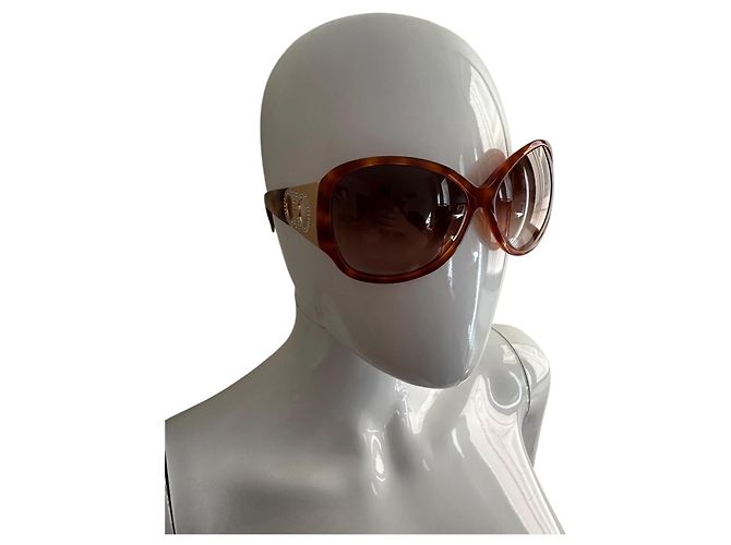 Salvatore Ferragamo Super glam rétro suglasses Hellbraun - Ansicht 18