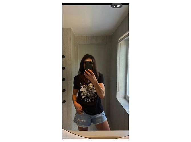 Camiseta Alexander McQueen de algodón con estampado de calaveras negra Negro - vista 5