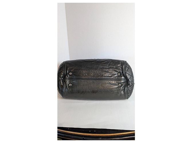 Borsa a spalla in pelle nera Chanel Nero - vista 10