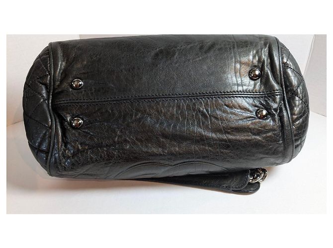 Borsa a spalla in pelle nera Chanel Nero - vista 11