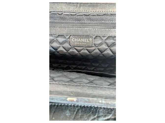 Borsa a spalla in pelle nera Chanel Nero - vista 14