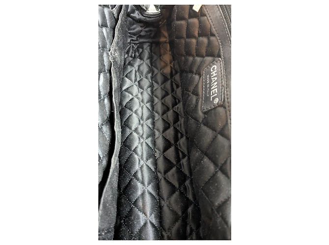 Borsa a spalla in pelle nera Chanel Nero - vista 6