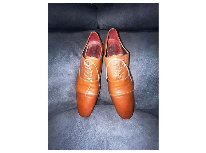 Scarpe Oxford in pelle da uomo Balenciaga Marrone - vista 2