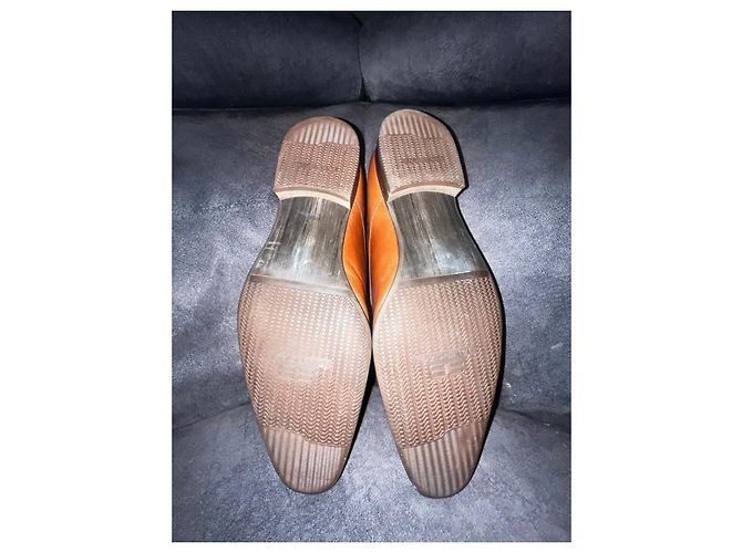 Scarpe Oxford in pelle da uomo Balenciaga Marrone - vista 3