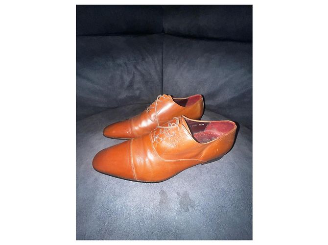 Scarpe Oxford in pelle da uomo Balenciaga Marrone - vista 5