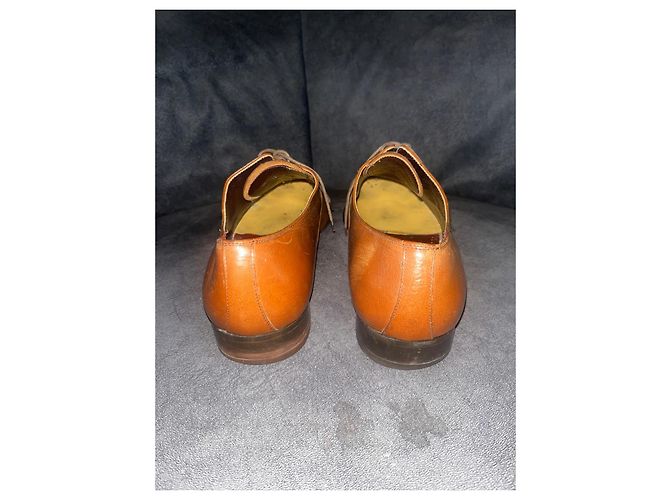 Scarpe Oxford in pelle da uomo Balenciaga Marrone - vista 7