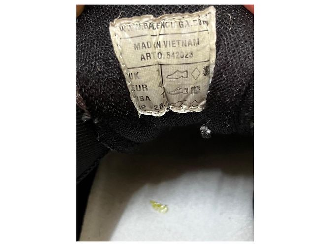 Sneakers Track Balenciaga Nero Bianco Grigio - vista 13