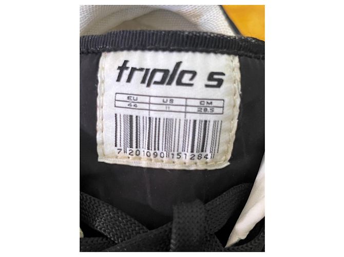 Sneakers Triple S Balenciaga Nero Bordò - vista 8