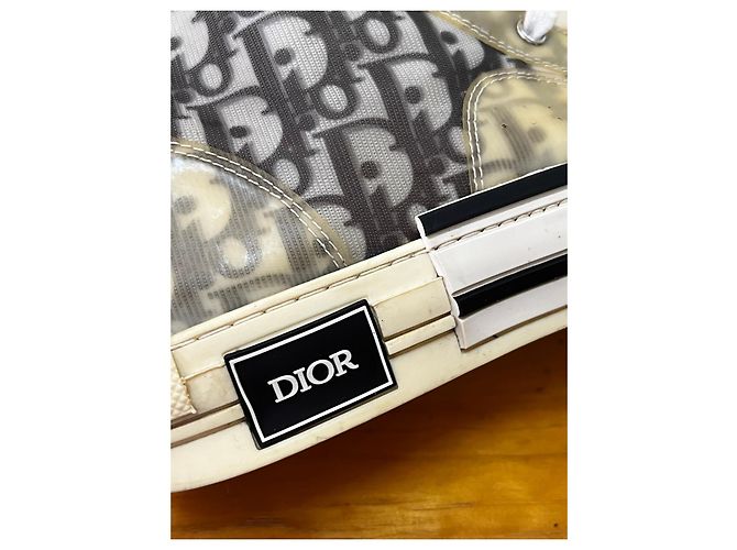 Oblique Tênis de cano alto Dior B23 Multicor - vista 4