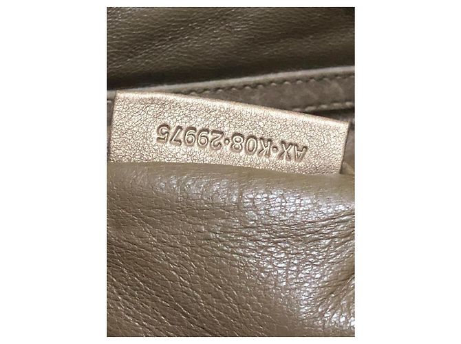 Borsa tote in pelle Bulgari Taupe - vista 12