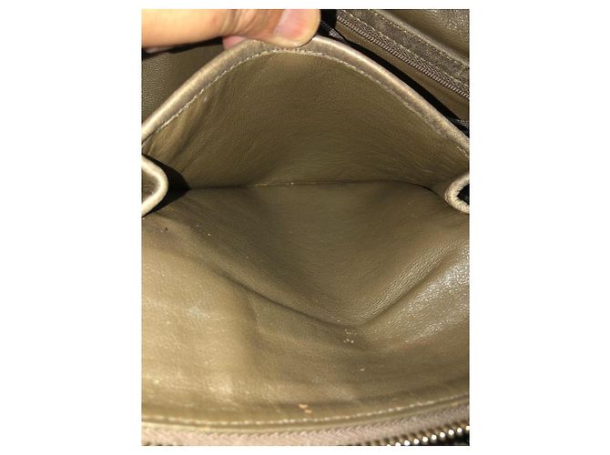 Borsa tote in pelle Bulgari Taupe - vista 8