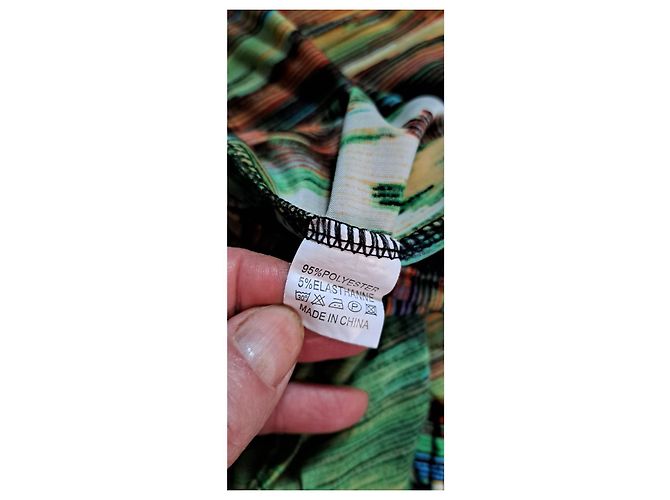 Autre Marque Langes Kleid mit Ethnischem Muster Mehrfarben - Ansicht 6