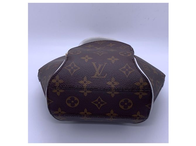 Louis Vuitton Bolso ELLIPSE de lona recubierta marrón Castaño - vista 4