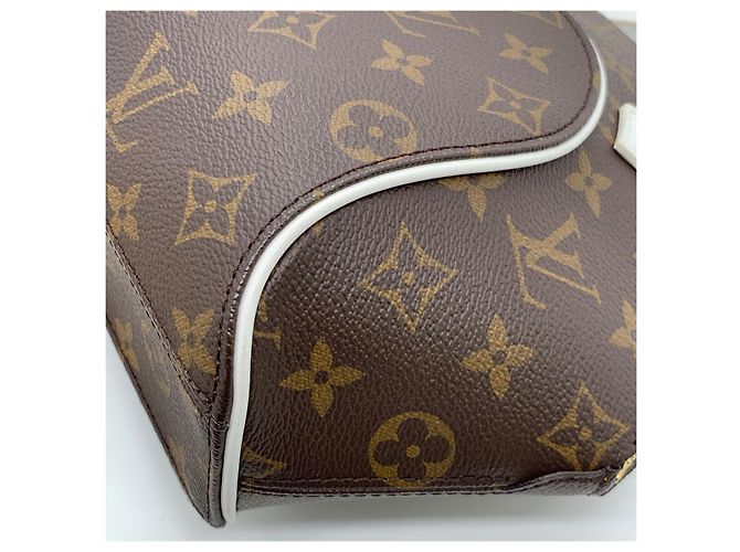 Louis Vuitton Bolso ELLIPSE de lona recubierta marrón Castaño - vista 6