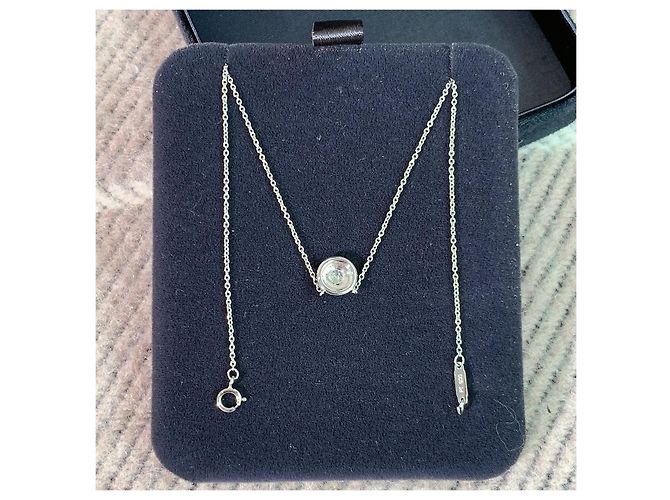 Tiffany & Co Collana Soleste in platino e diamanti incastonati a forma di girasole Argento - vista 5