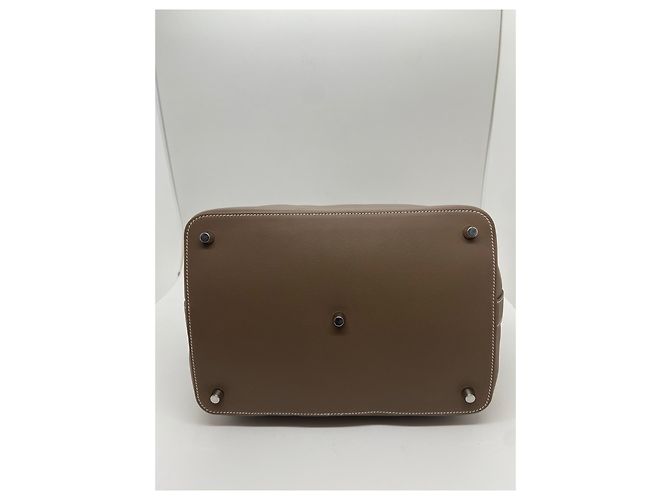 Borsa a mano Hermès Love Toolbox 26 Grigia Grigio - vista 6