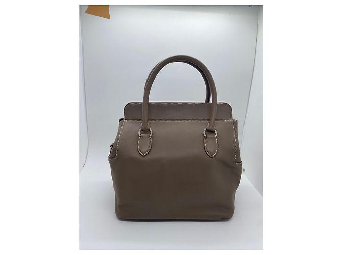 Borsa a mano Hermès Love Toolbox 26 Grigia Grigio - vista 7