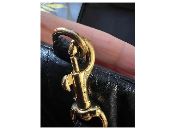 Clutch Saint Laurent in pelle nera Nero - vista 6