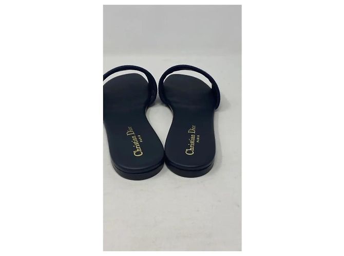 Dior Sandali Dway Ricamati Blu - vista 8
