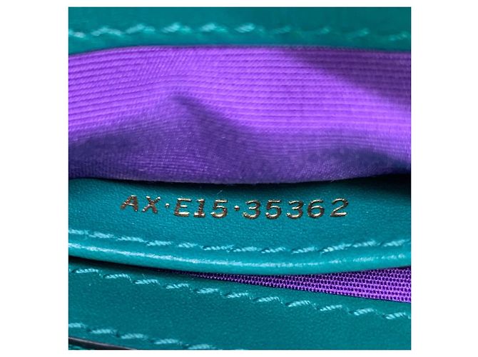Bulgari Borsa Bvlgari Serpenti Forever testa di serpente verde smeraldo - vista 5