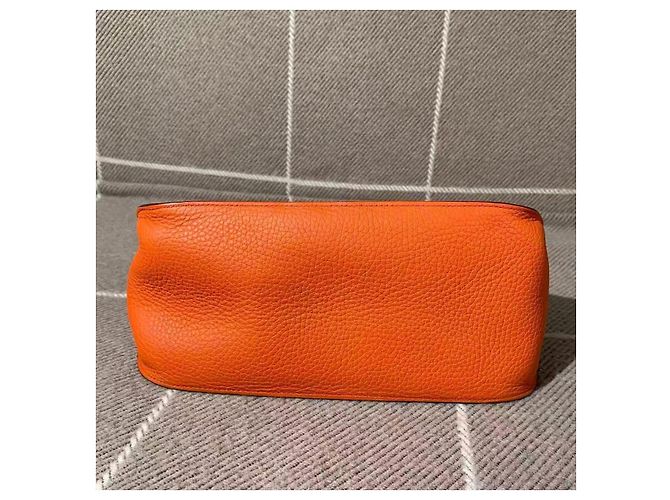 Borsa Hermès Gypsy 28 Arancione in pelle - vista 5