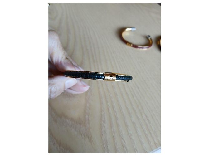Braccialetti gucci vintage Marrone Verde Bordò - vista 7