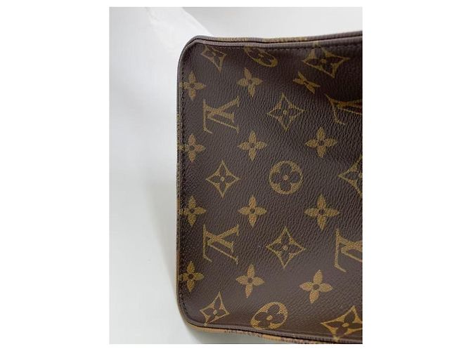 Borsa Louis Vuitton in pelle marrone - vista 7