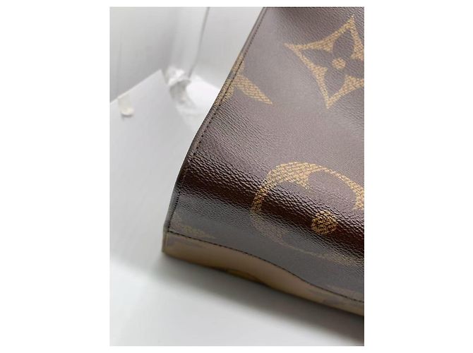 Borsa Louis Vuitton in pelle marrone - vista 8