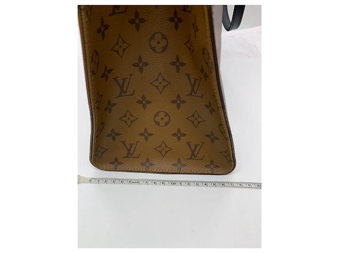 Borsa Louis Vuitton in pelle marrone - vista 9