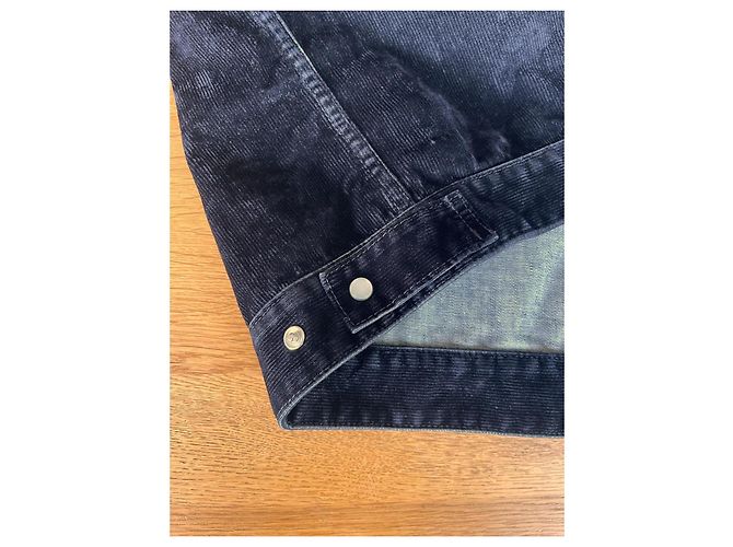 Autre Marque Dunkelblaue Samtjacke von Disquared - Ansicht 11