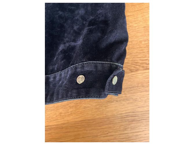 Autre Marque Dunkelblaue Samtjacke von Disquared - Ansicht 12