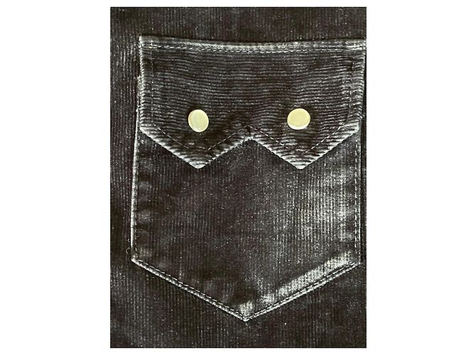 Autre Marque Dunkelblaue Samtjacke von Disquared2 - Ansicht 7