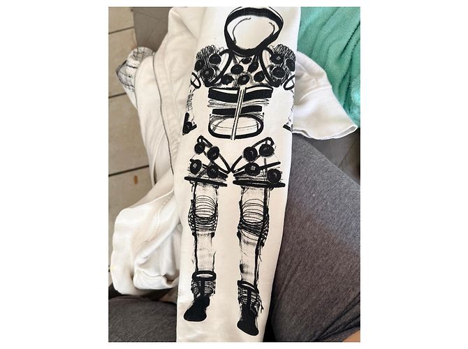 Chanel Sudadera con cremallera blanca Astronauta Blanco - vista 6