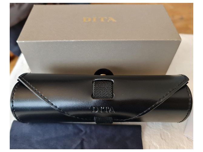 Autre Marque Occhiali da sole aviator DITA Mach Five Marrone D'oro - vista 6