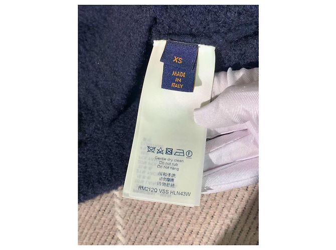 Louis Vuitton Teddy Bear Pullover Großes Logo Blau XS - Ansicht 7