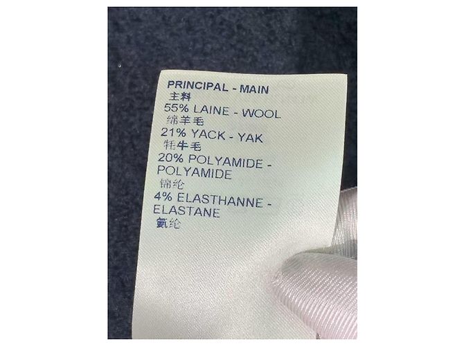 Louis Vuitton Teddy Bear Pullover Großes Logo Blau XS - Ansicht 8